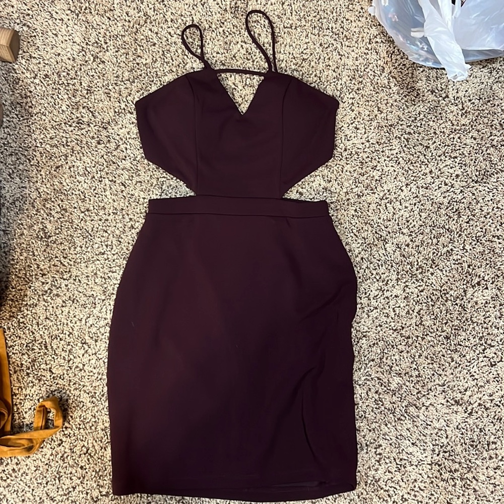 Wine, dark purple size three dress